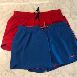 2 Pairs Nike Shorts with Compression Liner